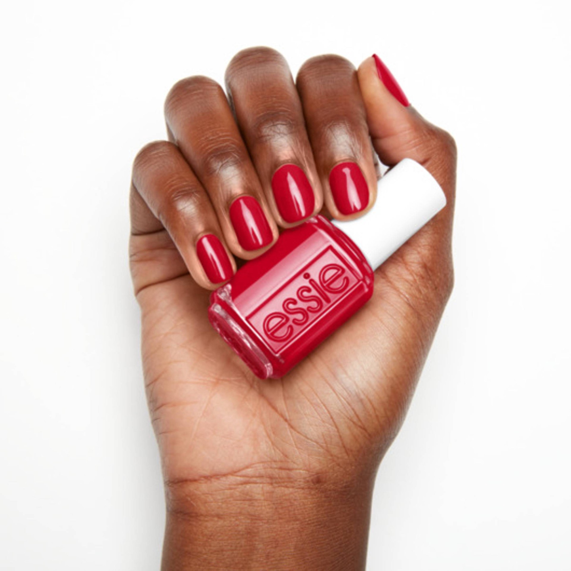 slide 14 of 15, essie Not Red-Y for Bed Nail Lacquer 0.46 fl oz, 0.46 fl oz