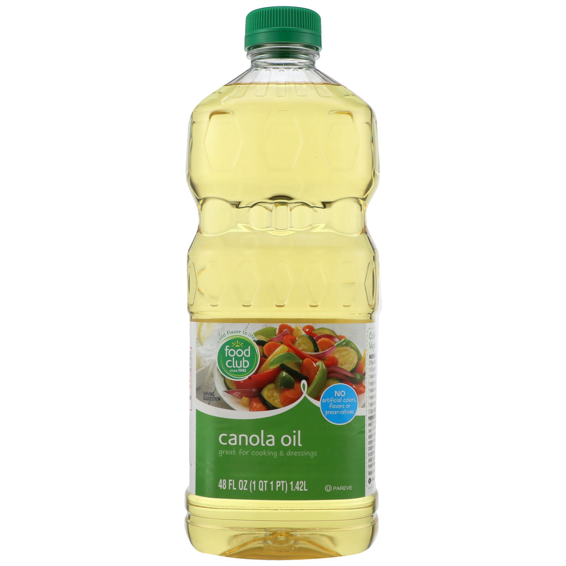 slide 1 of 6, Food Club Canola Oil, 48 fl oz