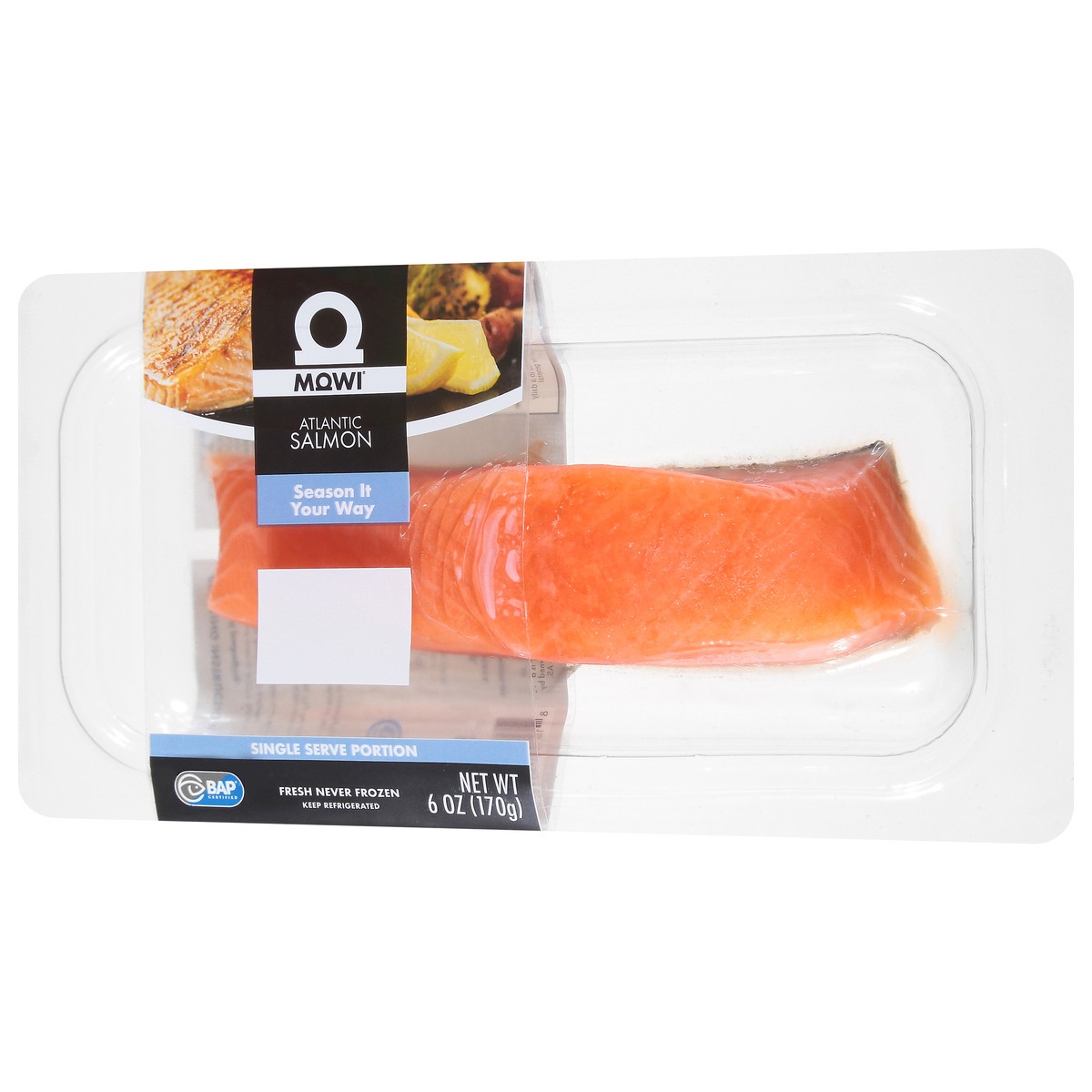 slide 6 of 14, Mowi Season It Your Way Atlantic Salmon 6 oz, 6 oz