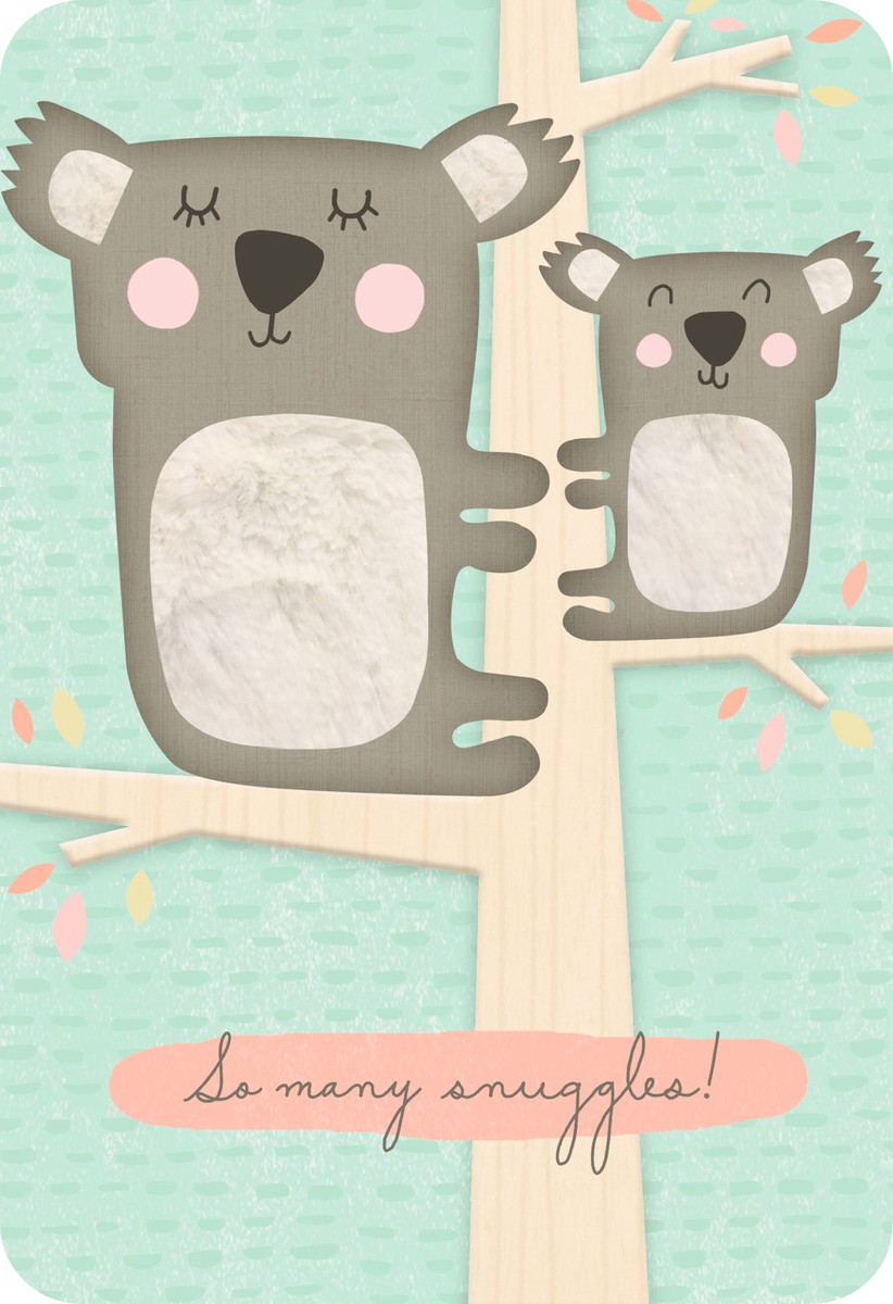 slide 3 of 8, Hallmark Baby Shower Card (Koalas, So Many Snuggles), 1 ct