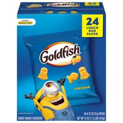 Goldfish Minions™ Cheddar Crackers, 24 Lunch Box Packs