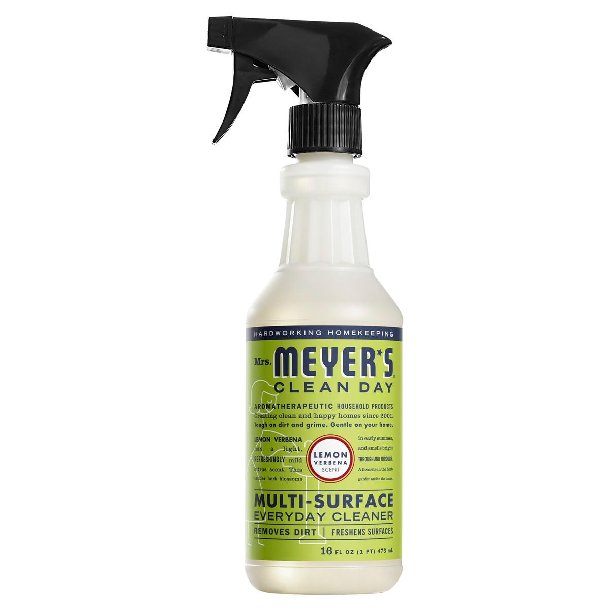 slide 1 of 3, Mrs. Meyer's 16-fl oz Lemon Verbena Liquid All-Purpose Cleaner, 16 oz