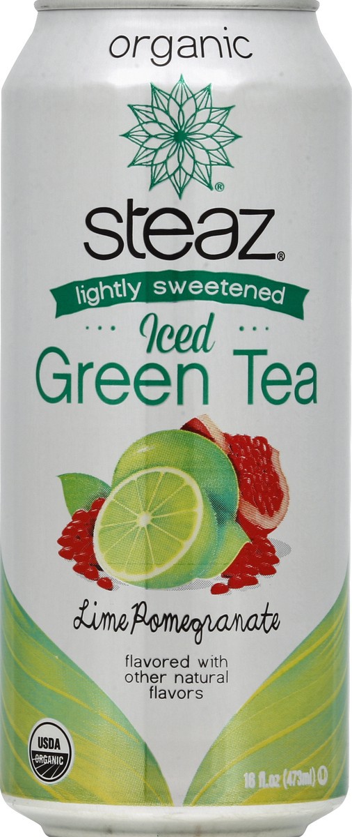 slide 4 of 4, Steaz Green Tea 18 oz, 16 fl oz