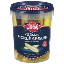 Dietz & Watson Kosher Pickle Spears 32 fl oz