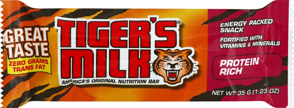 slide 1 of 6, Tiger's Milk Nutrition Bar 1.23 oz, 1.23 oz