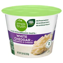 Simple Truth Organic® Deluxe White Cheddar Macaroni and Cheese Cup