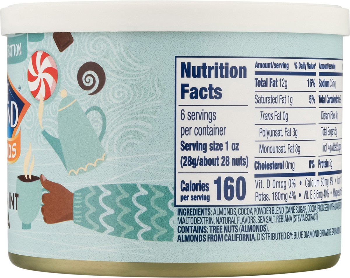 slide 8 of 12, Blue Diamond Peppermint Cocoa Flavored Almonds 6 oz, 6 oz