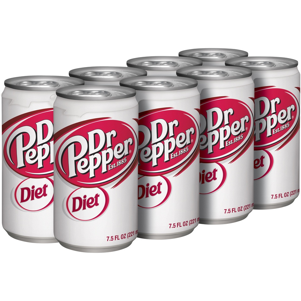 slide 2 of 3, Diet Dr Pepper, 8 ct; 7.5 fl oz
