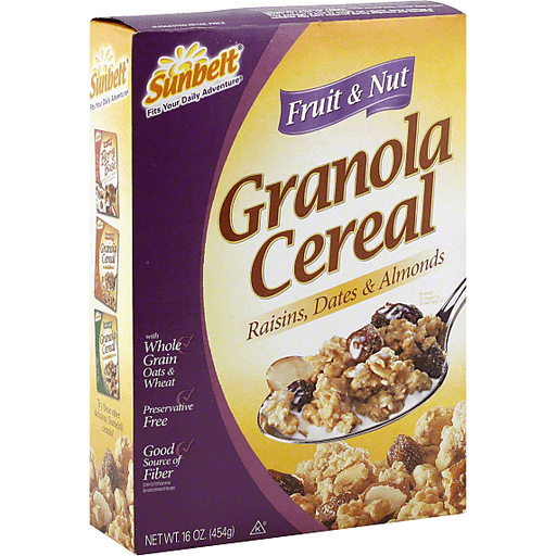 Sunbelt Bakery Fruit & Nut Whole Grain Granola Cereal 16 oz Shipt