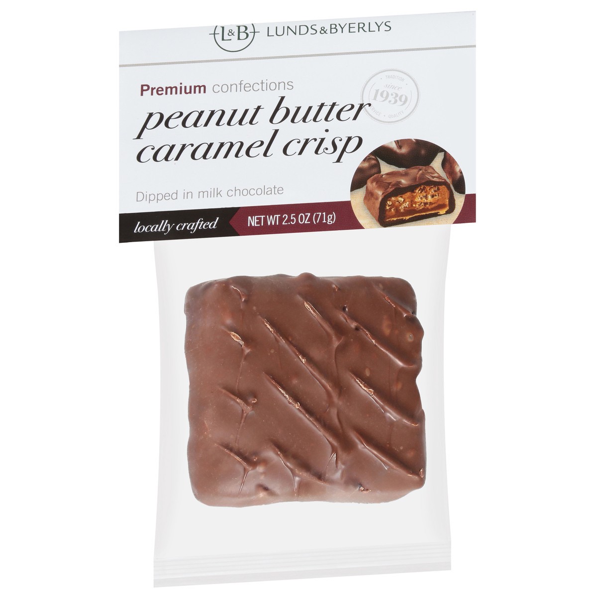 slide 2 of 4, Lunds & Byerlys Peanut Butter Caramel Crisp 2.5 oz, 2.5 oz