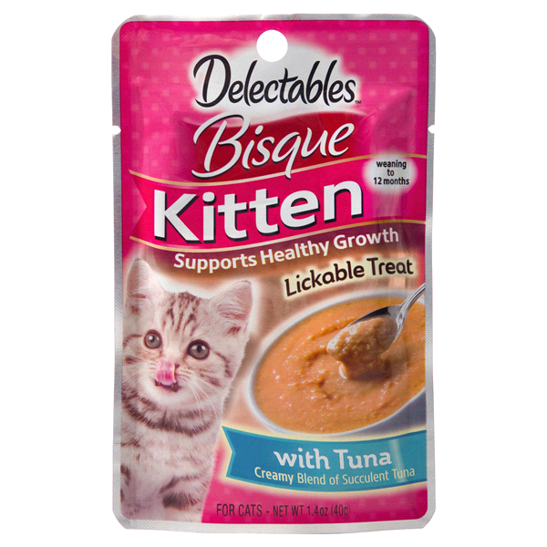 slide 1 of 1, Delectables Kitten Tuna Treat, 1.4 oz