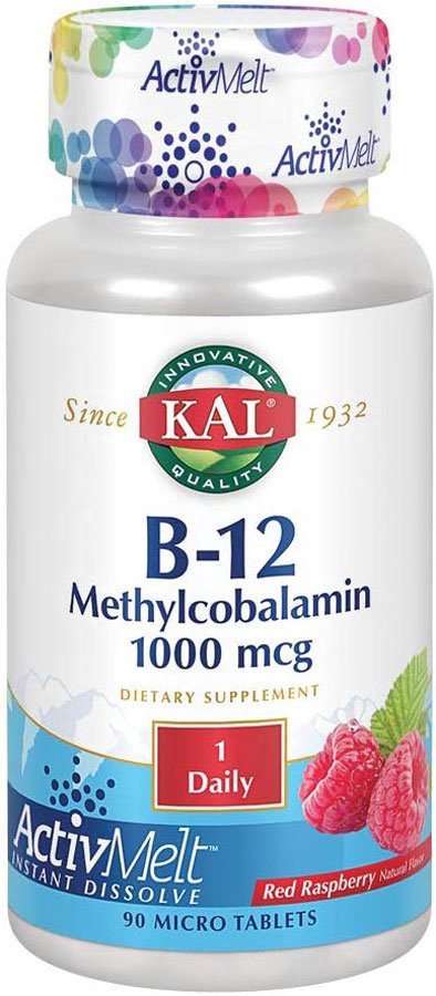slide 1 of 1, Kal B12 Methylcobalamin 10000mcg R, 30 ct