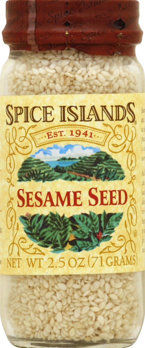 slide 2 of 2, Spice Islands Spice Island Whole Sesame Seeds, 2.5 oz