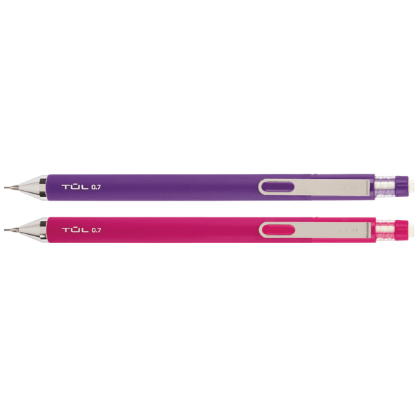 slide 3 of 4, TUL Mechanical Pencils, Pink & Purple, Pack Of 2, 2 ct