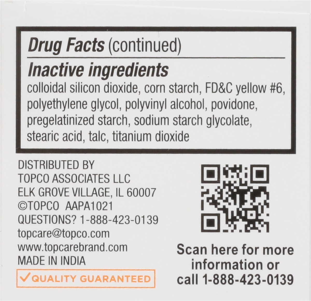 slide 7 of 9, Topcare Ibup Tabs Orange, 100 ct