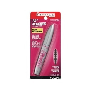 slide 1 of 1, Rimmel Volume Flash Super Speed Mascara, 003 Extreme Black, 0.27 oz