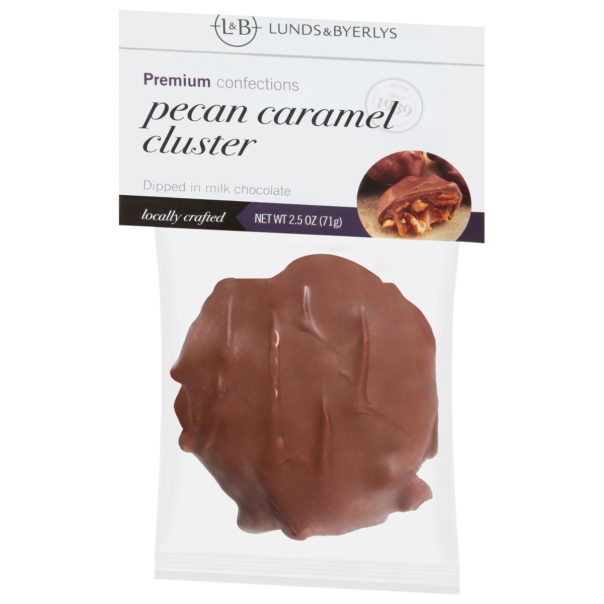 slide 4 of 4, Lunds & Byerlys Pecan Caramel Cluster 2.5 oz, 2.5 oz