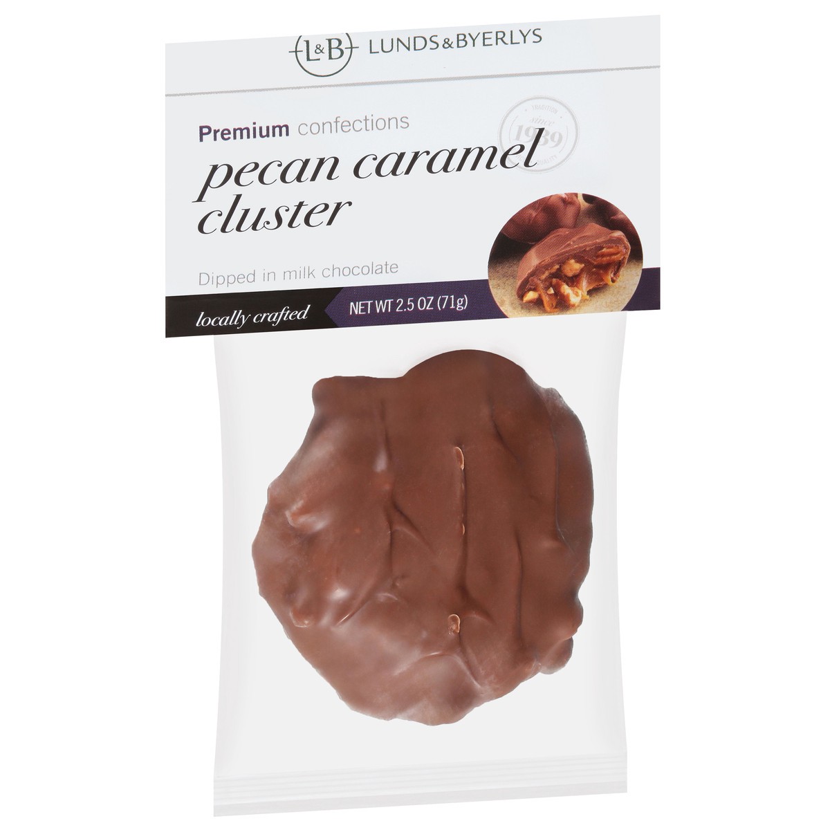 slide 3 of 4, Lunds & Byerlys Pecan Caramel Cluster 2.5 oz, 2.5 oz