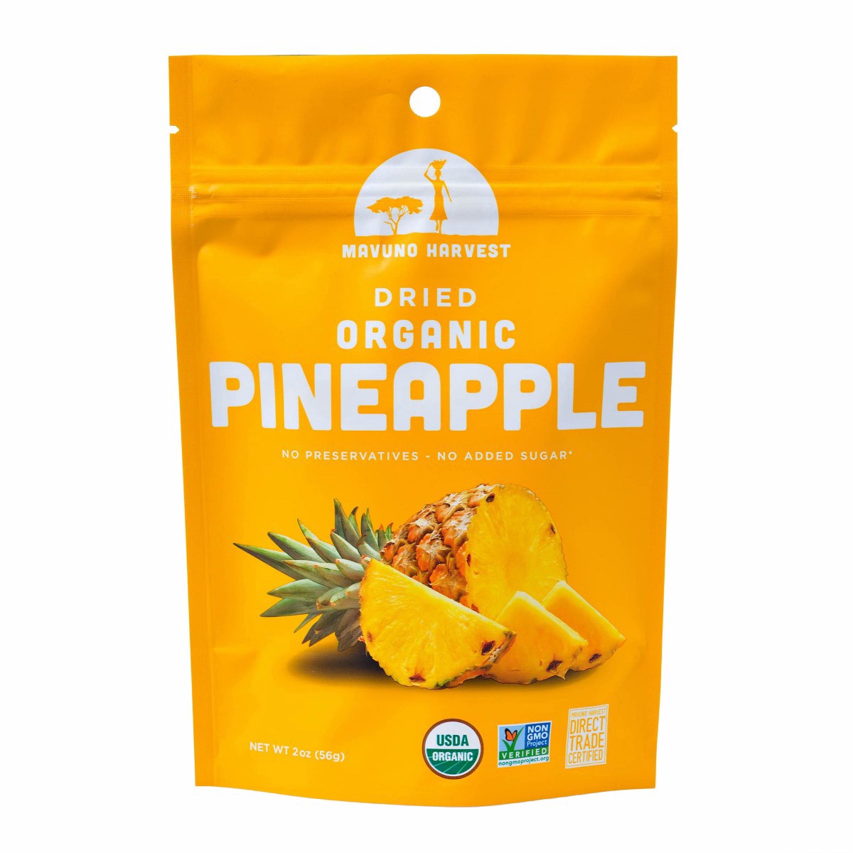 slide 1 of 5, Mavuno Harvest Organic Dried Pineapple 6 oz, 6 oz