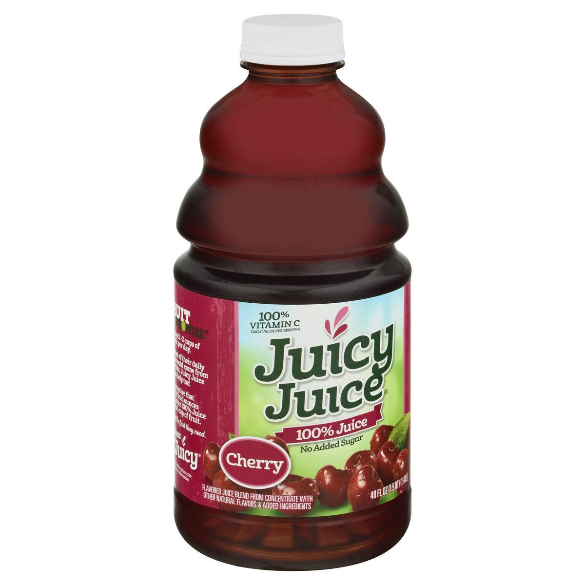 slide 8 of 12, Juicy Juice 100% Juice, Cherry, 48 FL OZ Bottle, 48 fl oz