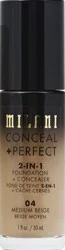 Milani Conceal + Perfect Medium Beige 04 2-in-1 Foundation + Concealer 1 oz