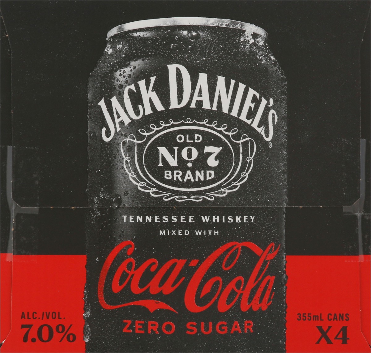 slide 5 of 9, Jack Daniel's Tennesse Whiskey Coca Cola Cocktail 4 - 355 ml Cans, 4 ct; 355 ml