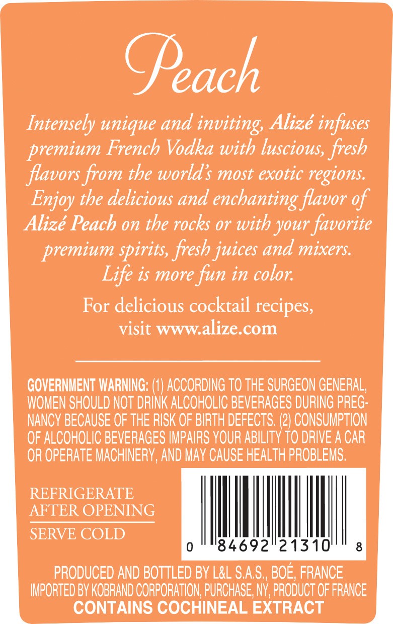 slide 5 of 6, Alize - Peach (750x6), 750 ml