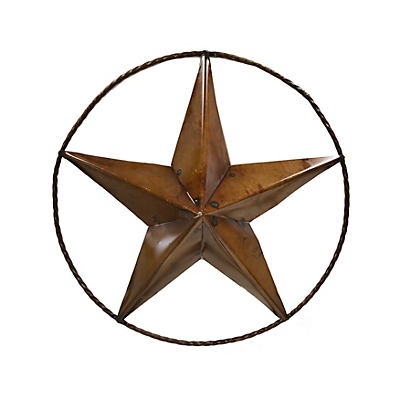 slide 1 of 1, Creative Decor Sourcing Metal Ring Star Wall Decor, 36 in