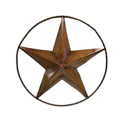 Creative Decor Sourcing Metal Ring Star Wall Decor