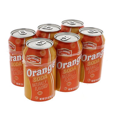 slide 1 of 1, Hill Country Fare Orange Soda - 6 ct; 12 fl oz, 6 ct; 12 fl oz