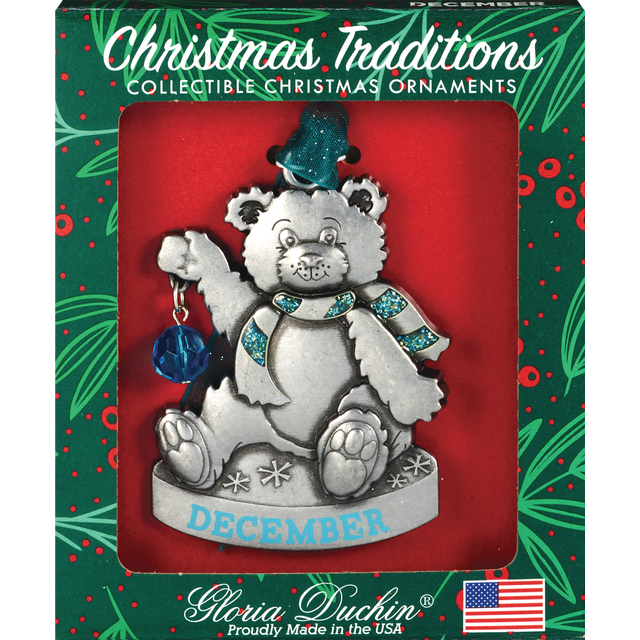 slide 1 of 1, Gloria Duchin Inc. December Birthstone Bear, 1 ct
