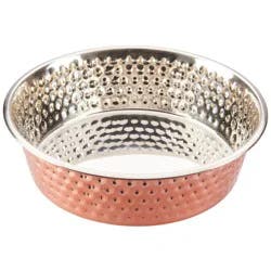 Spot Honeycomb Non-Skid Dish - Copper
