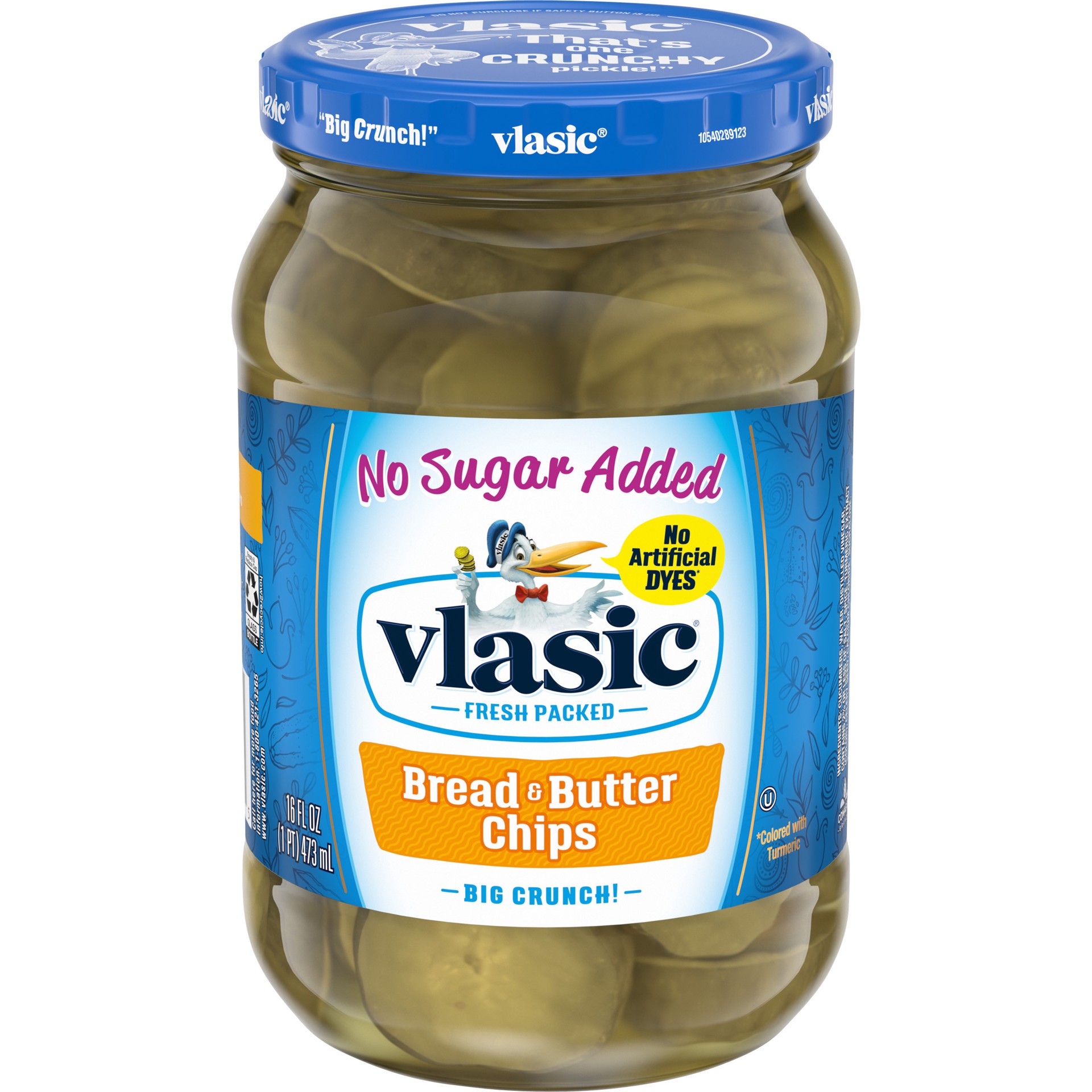 slide 1 of 9, Vlasic Bread & Butter Chips Pickles 16 fl oz, 16 fl oz