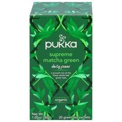 Pukka Herbal Green Tea Supreme Matcha Tea, 20 Tea Bags