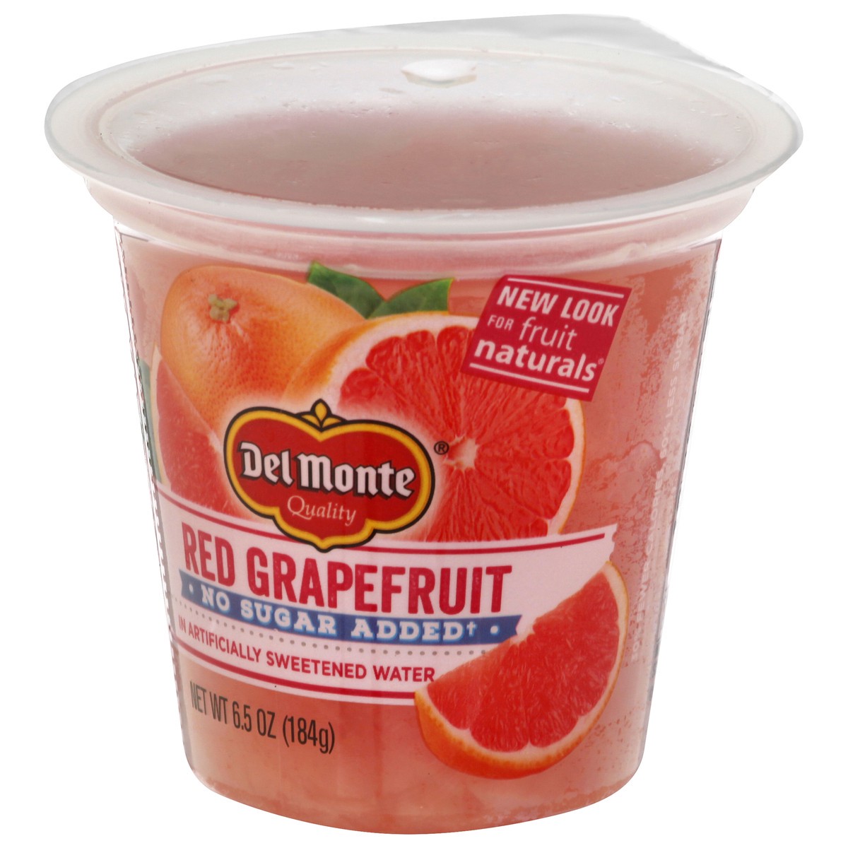 slide 2 of 13, Del Monte Fruit Naturals Red Grapefruit 6.5 oz, 6.5 oz