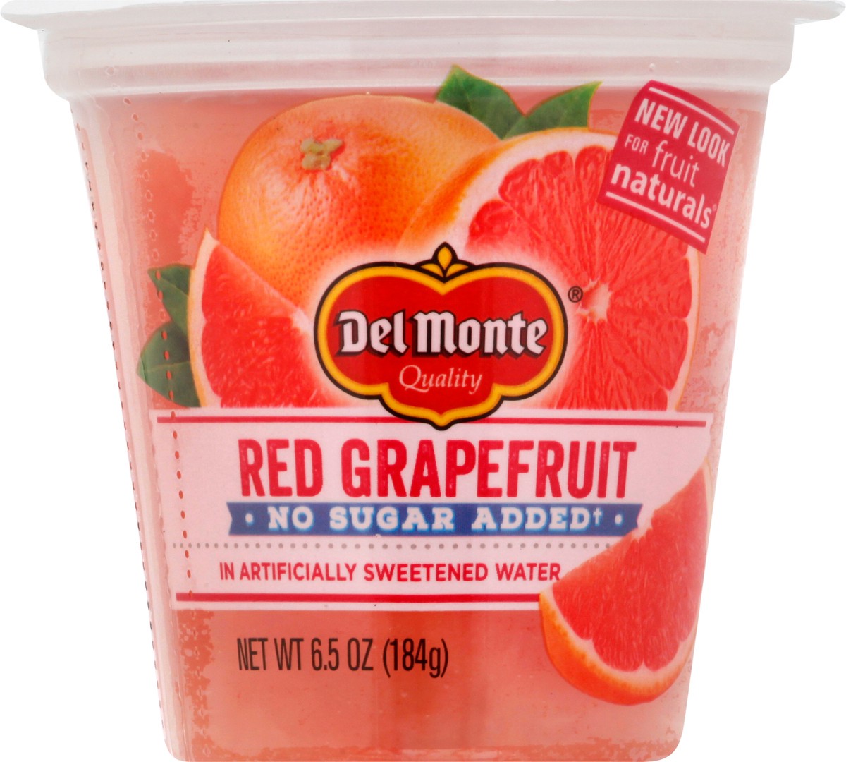 slide 3 of 13, Del Monte Fruit Naturals Red Grapefruit 6.5 oz, 6.5 oz