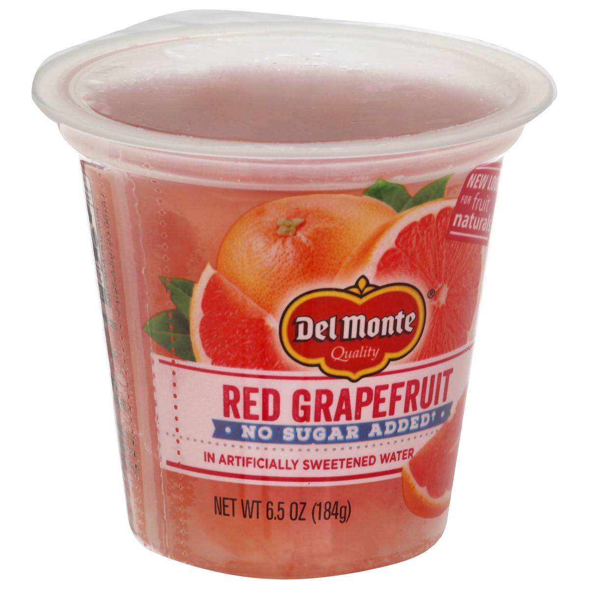 slide 5 of 13, Del Monte Fruit Naturals Red Grapefruit 6.5 oz, 6.5 oz