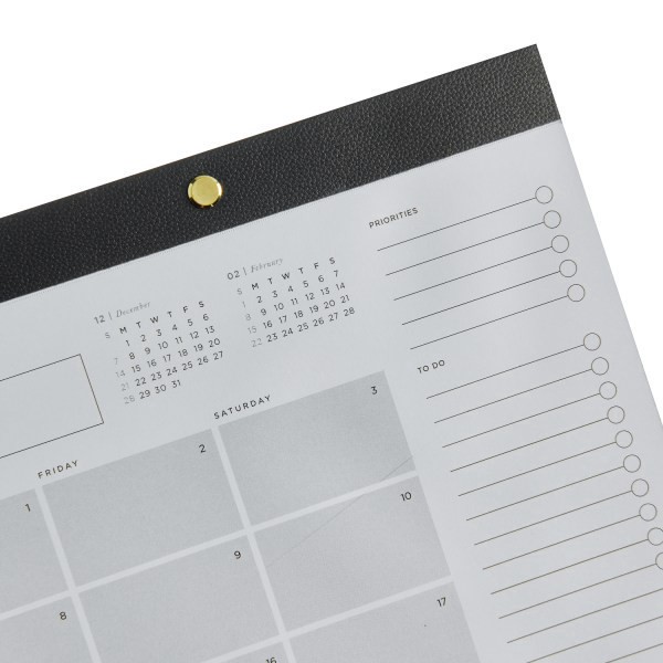 slide 4 of 4, Russell & Hazel 2025-2026 Russell & Hazel Monthly Desktop Calendar, 11"" x 17"", January To December, 105878, 1 ct