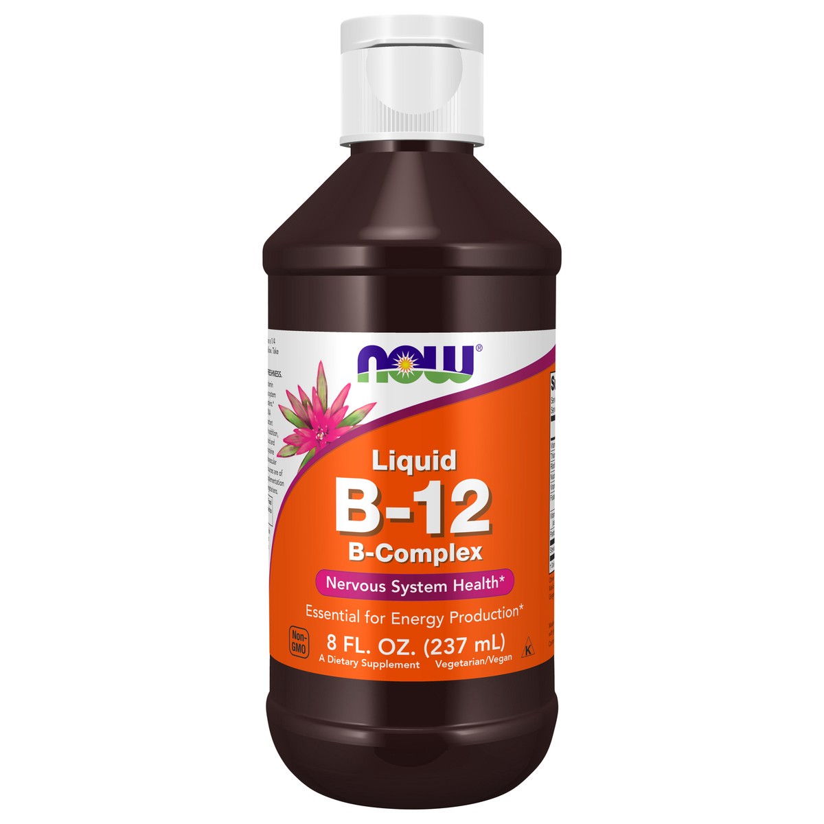 slide 1 of 4, NOW Vitamin B-12 Complex Liquid - 8 oz., 8 fl oz