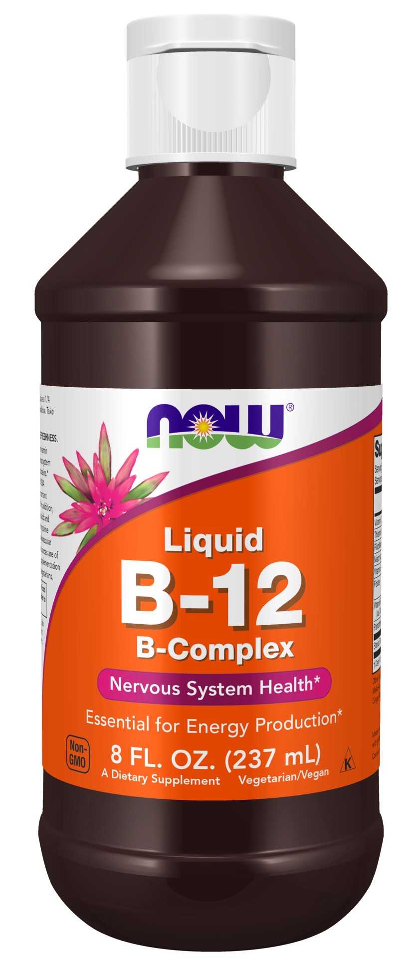 slide 1 of 4, NOW Vitamin B-12 Complex Liquid - 8 oz., 8 oz