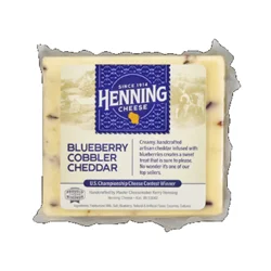 Henning's Natural Blueberry Cobbler Cheddar Cheese