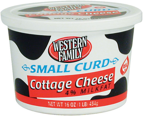 slide 1 of 1, Western Family Small Curd Cottage Cheese, 16 oz