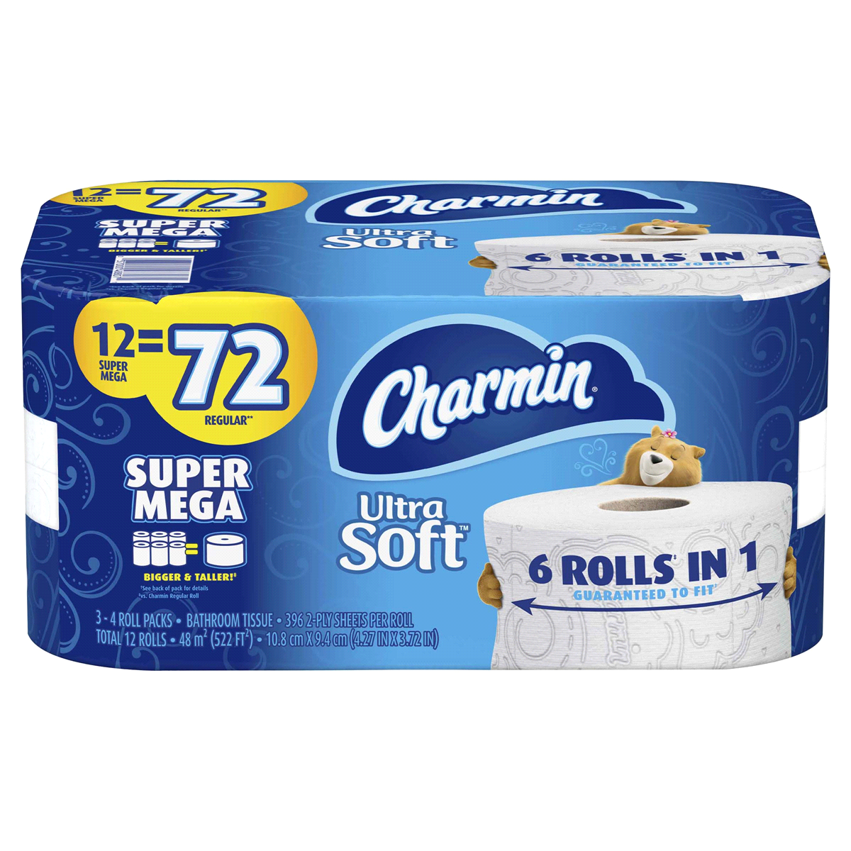 slide 1 of 2, Charmin Ultra Soft Toilet Paper, 12 ct