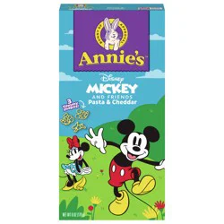 Annie''s Disney Mickey & Friends, Macaroni and Cheese Dinner, Pasta & Cheddar, 6 oz.