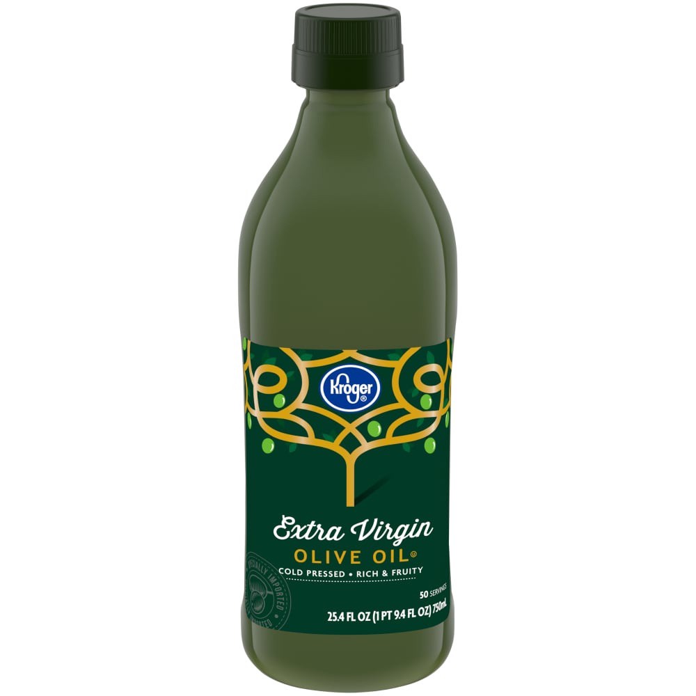 slide 3 of 3, Kroger Extra Virgin Olive Oil - 25.4 fl oz, 25.4 fl oz