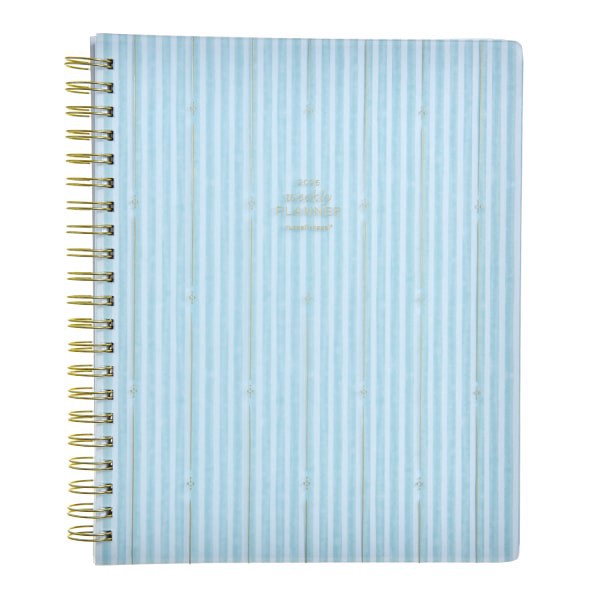 slide 1 of 4, Russell & Hazel 2026 Russell & Hazel Weekly Planner, 9"" x 11"", PP Stripe, January To December, 105865, 1 ct