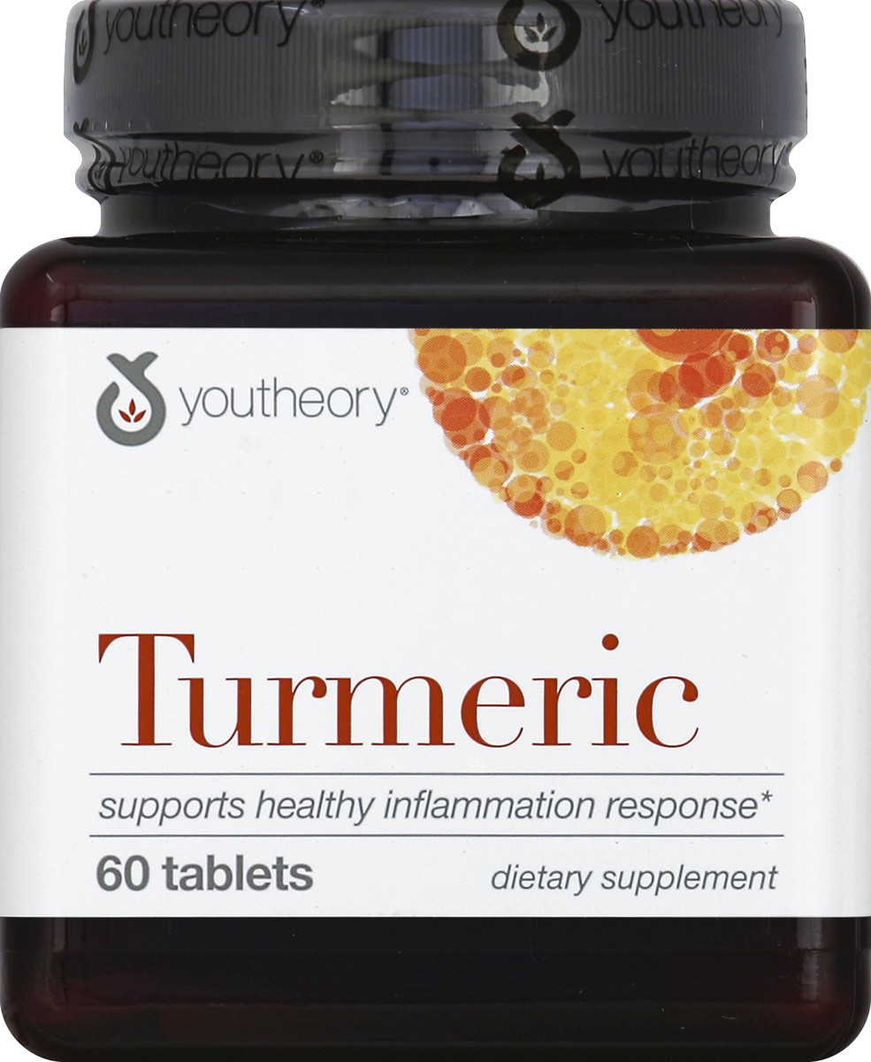 slide 2 of 2, Youtheory Turmeric Tablet, 60 ct