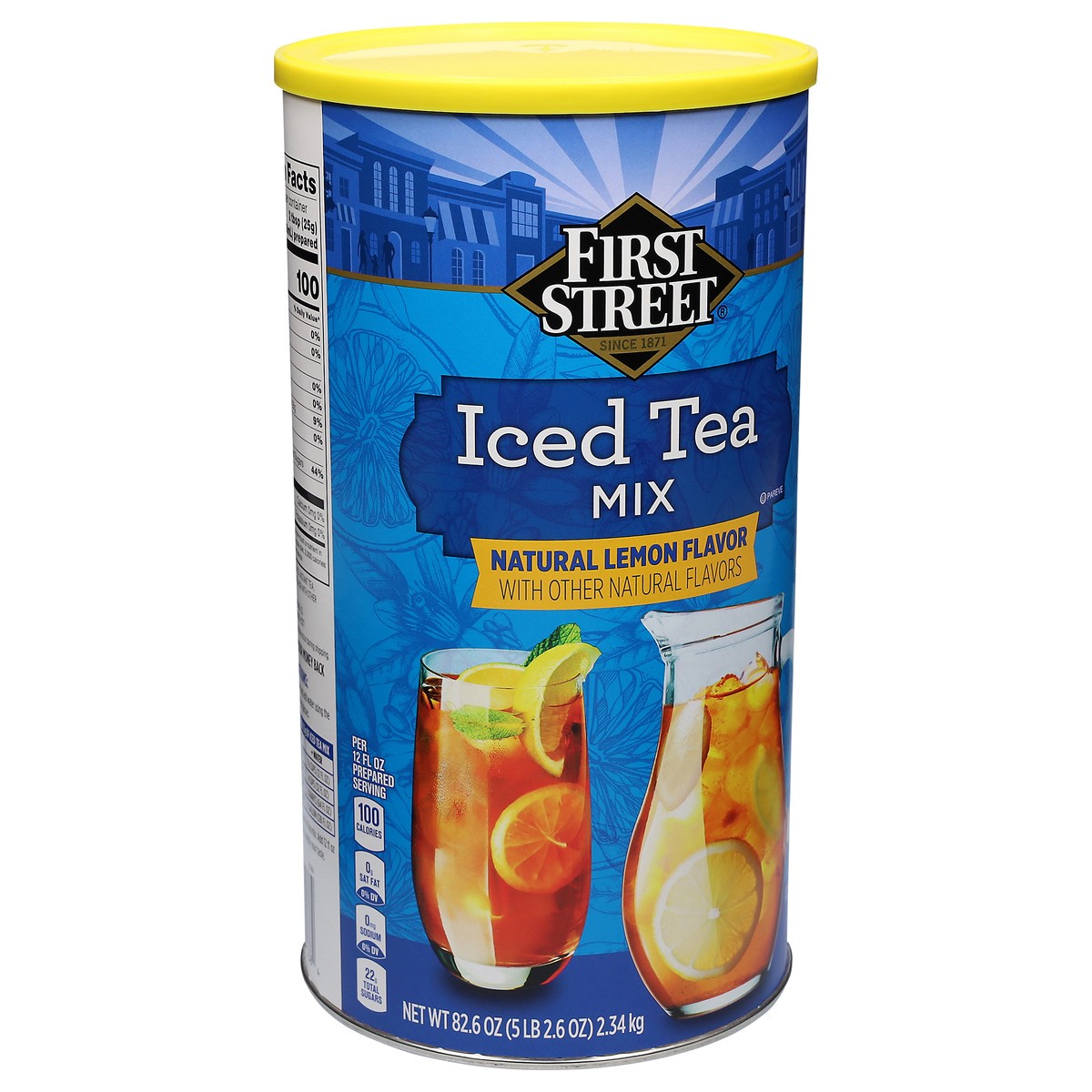 slide 9 of 9, First Street Lemon Iced Tea Mix - 82.6 oz, 82.6 oz