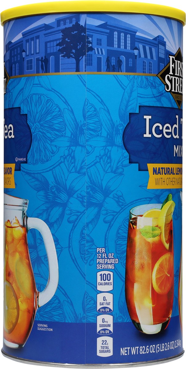 slide 6 of 9, First Street Lemon Iced Tea Mix - 82.6 oz, 82.6 oz
