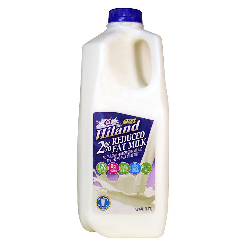 slide 1 of 6, Hiland Dairy Milk 0.5 gl, 1/2 gal